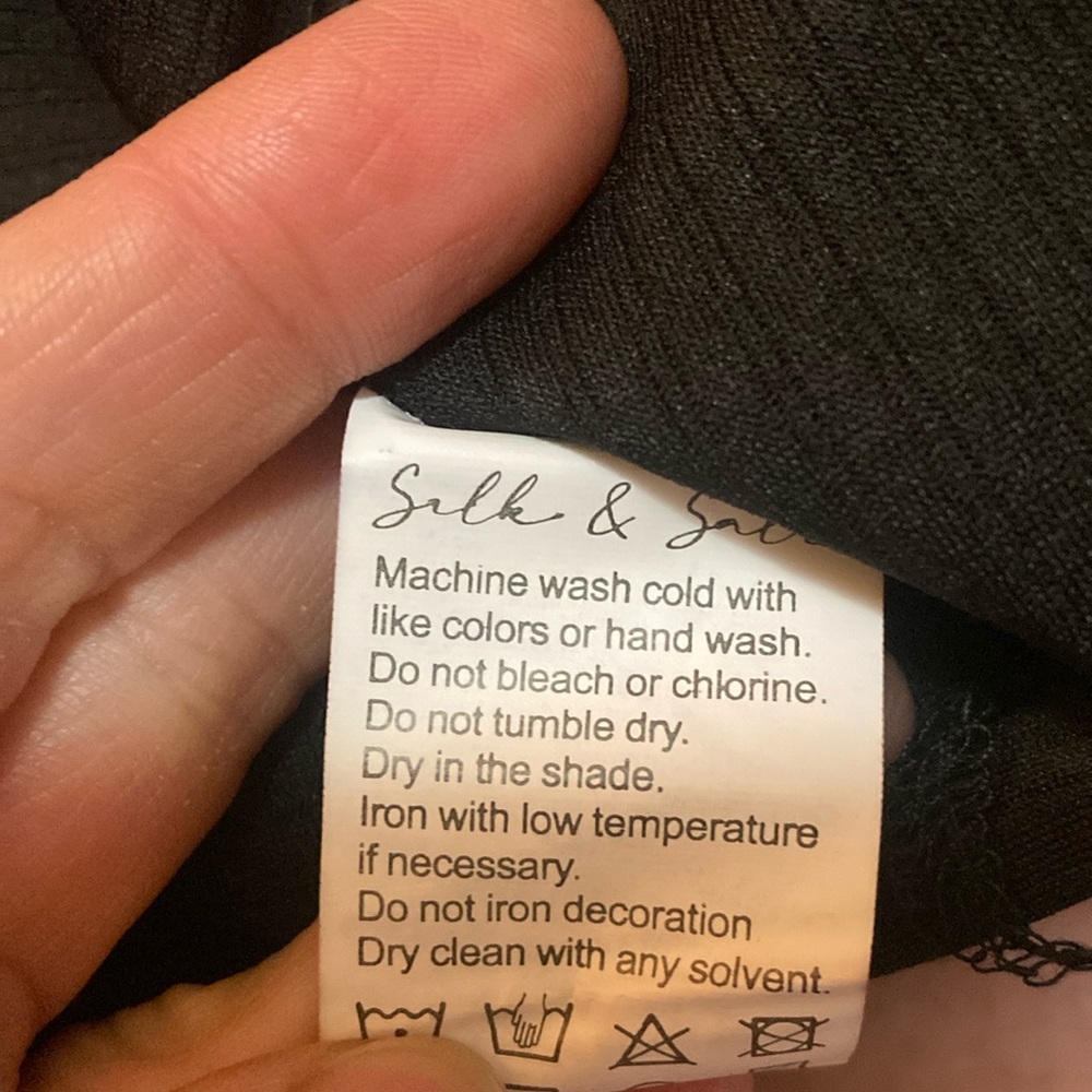 Silk & Salt Black Ribbed Shorts with Drawstring Waist - Picture 14 of 14